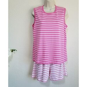 Hanna Andersson Women's Striped Organic Cotton Pajama Set